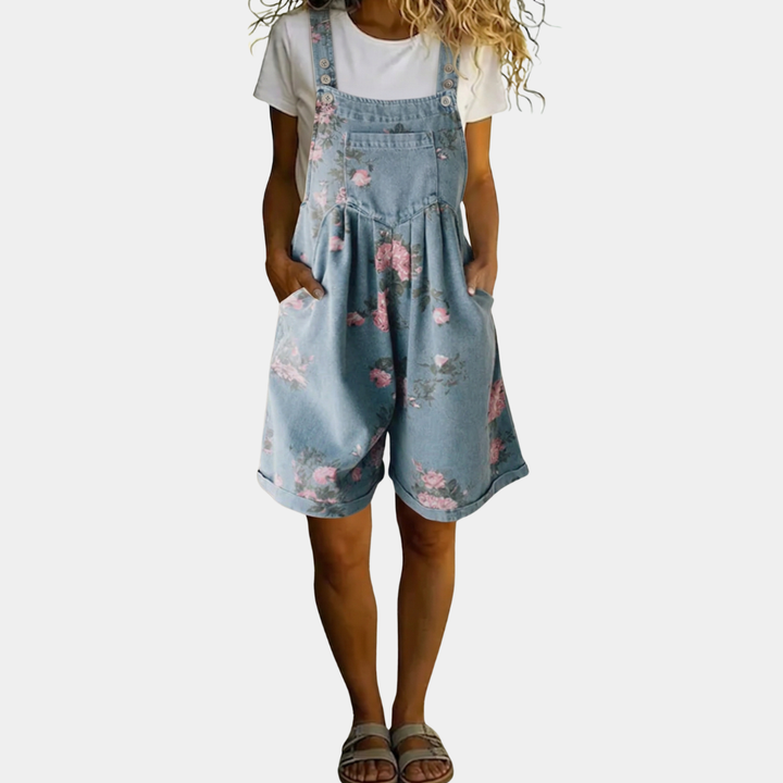 Denim-Look Jumpsuit
