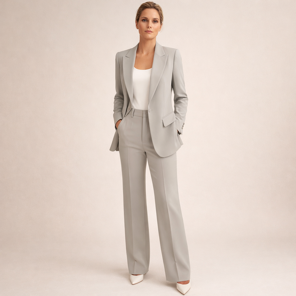 Vanessa | Elegant suit set with flared trousers