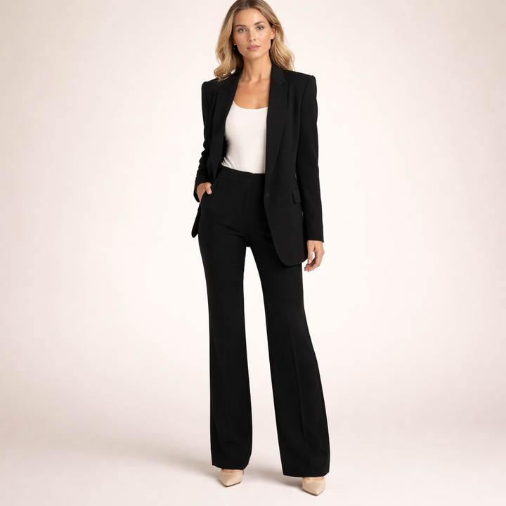 Vanessa | Elegant suit set with flared trousers