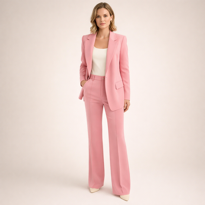 Vanessa | Elegant suit set with flared trousers