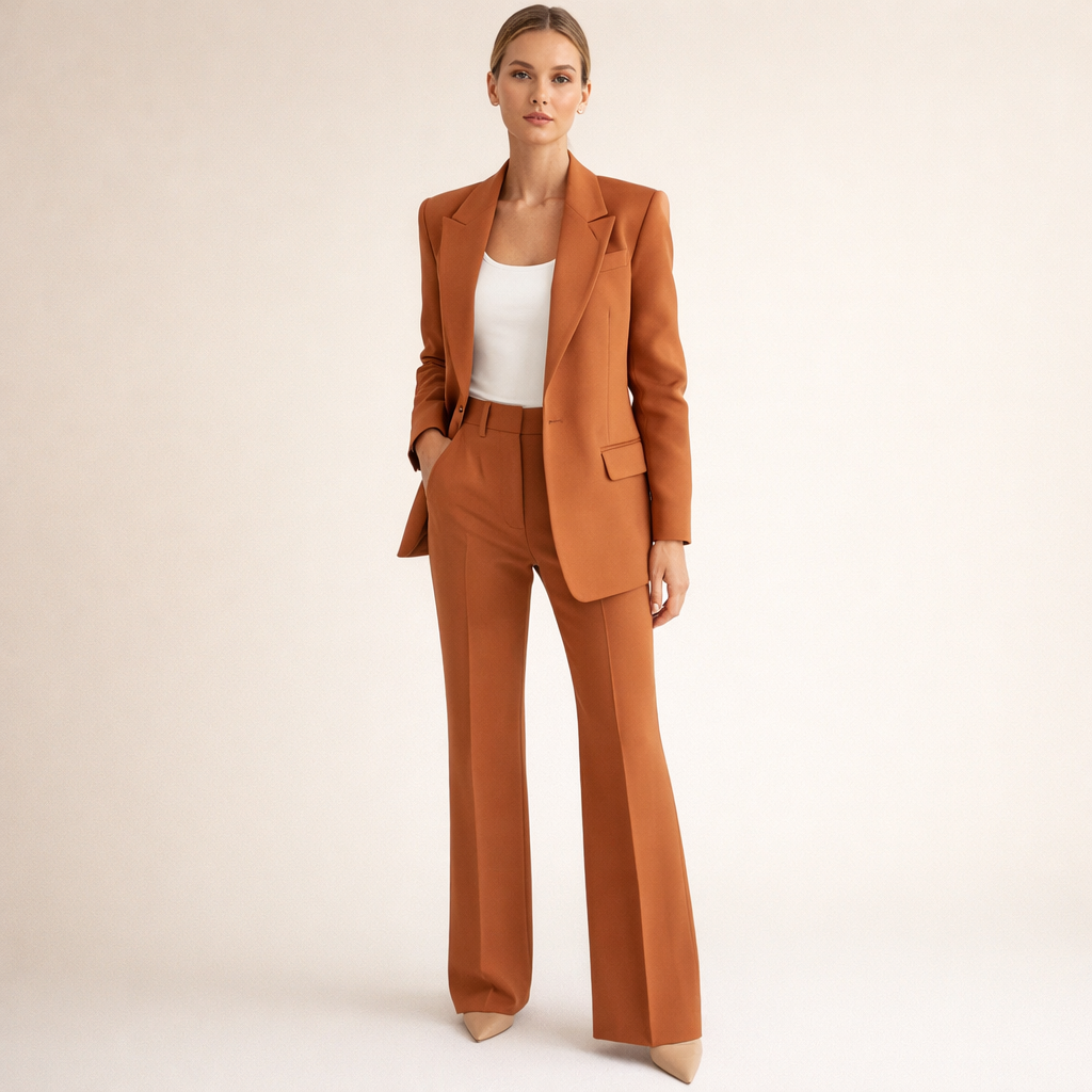 Vanessa | Elegant suit set with flared trousers