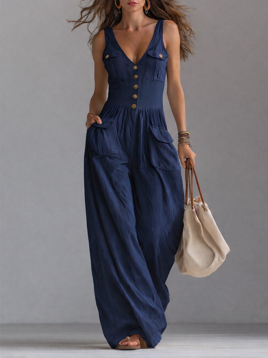 Renata | Casual Jumpsuit with Pockets