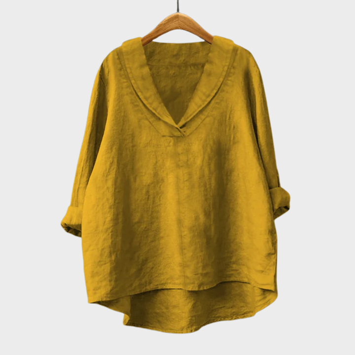 Hortense™ | Fluid V-Neck Blouse