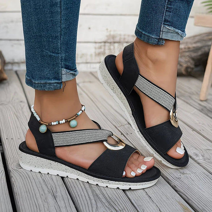Stefanie | Elegant Adjustable Support Sandals