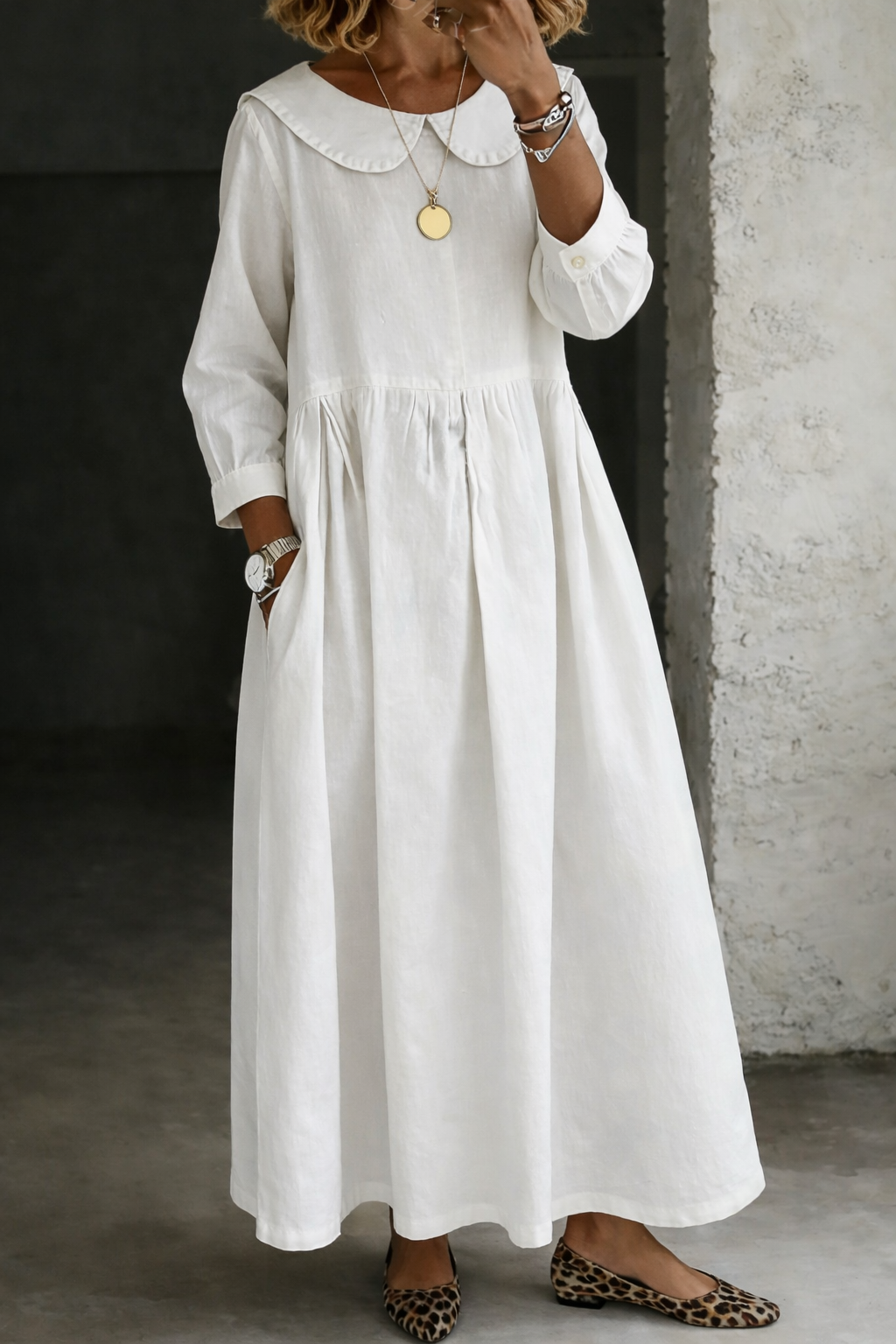 Peter Pan Collar Dress