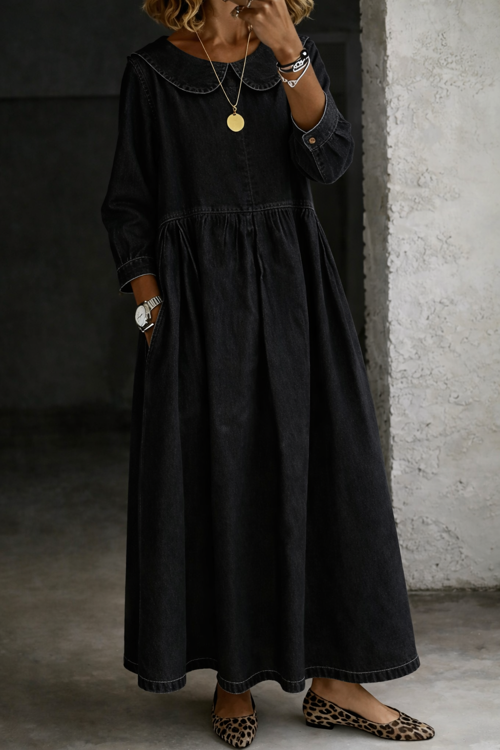 Peter Pan Collar Dress