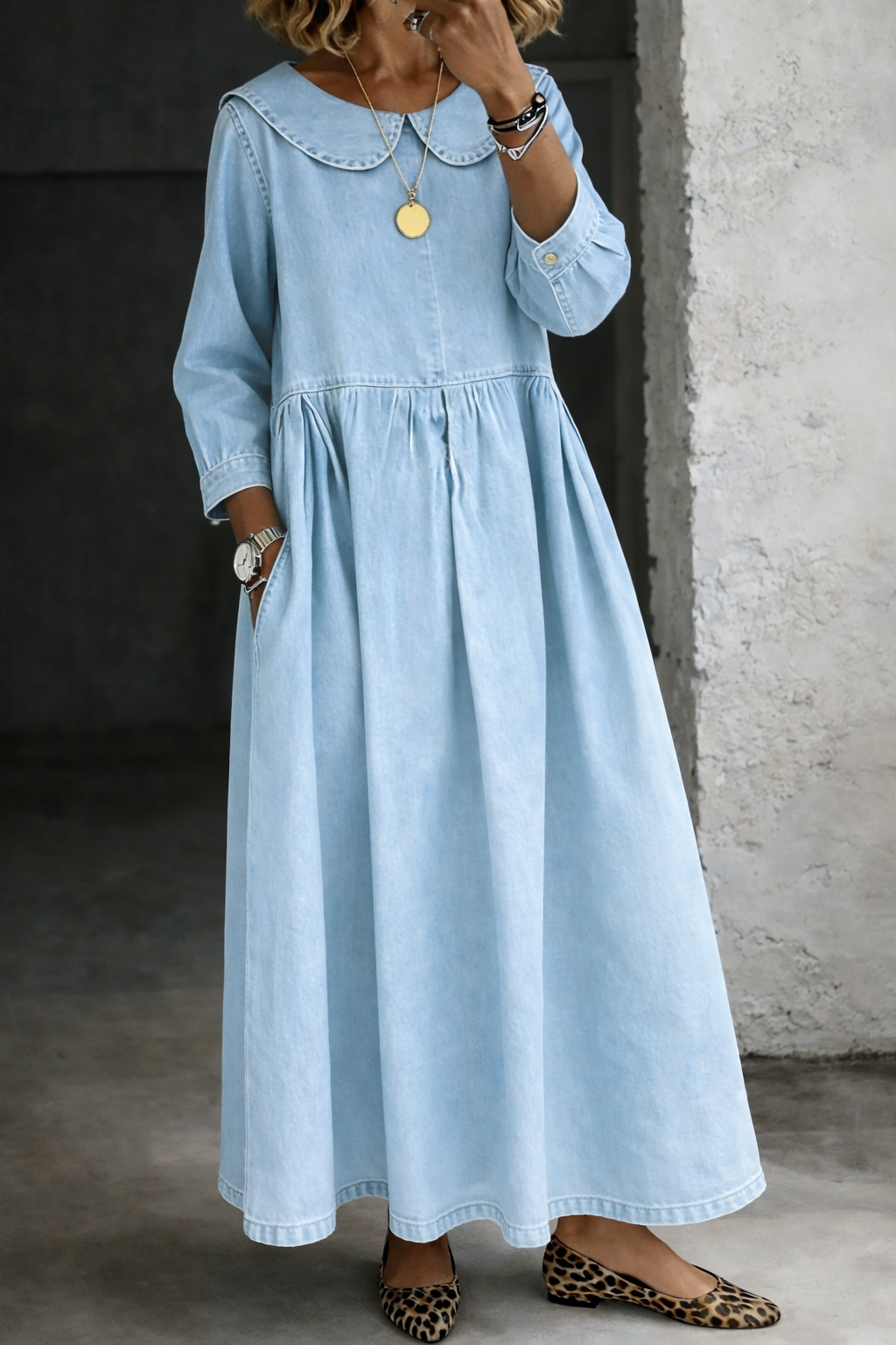 Peter Pan Collar Dress