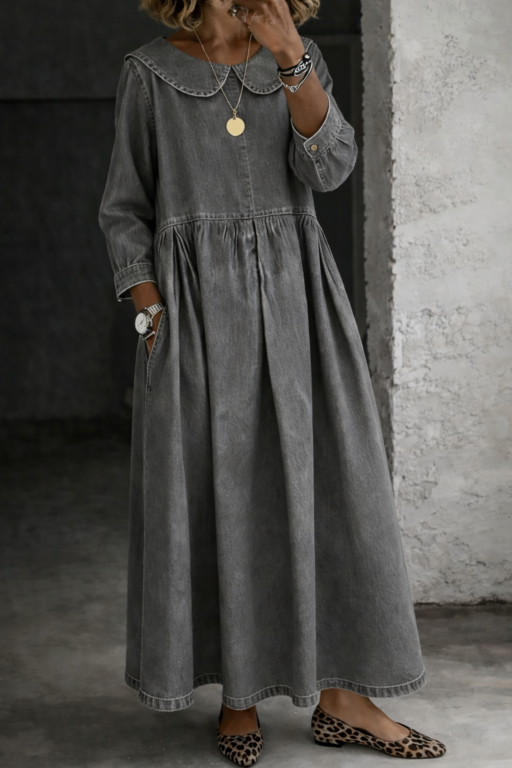 Peter Pan Collar Dress