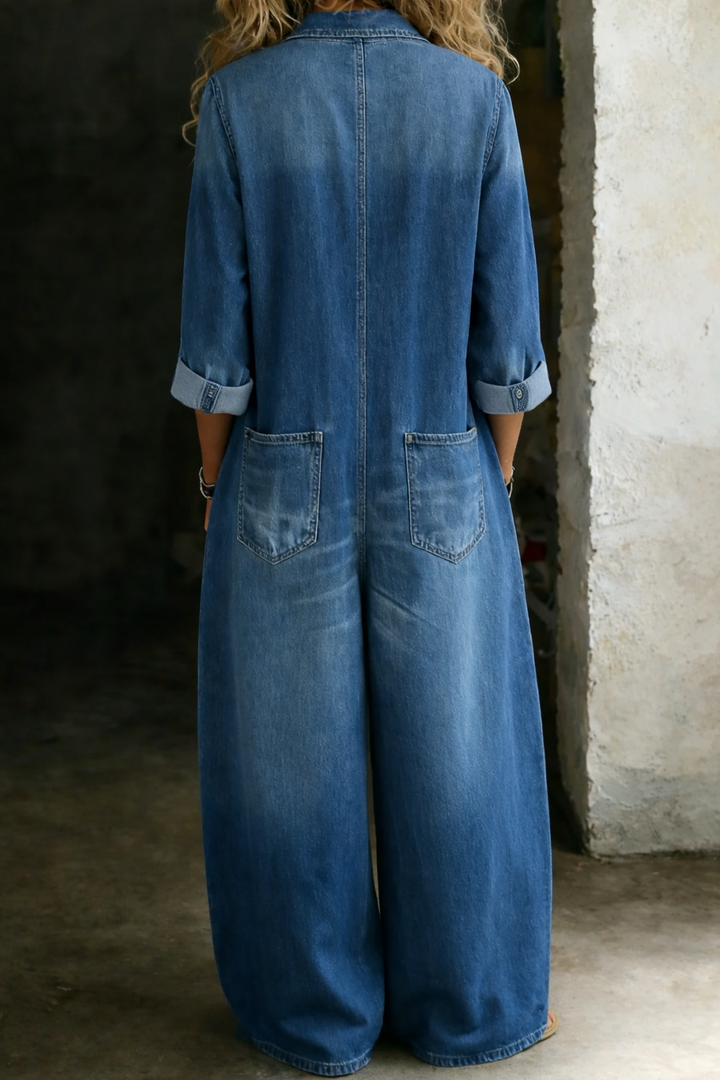 Jumpsuit with Patch Pockets