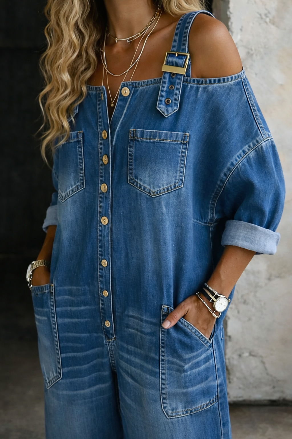 Denim Jumpsuit