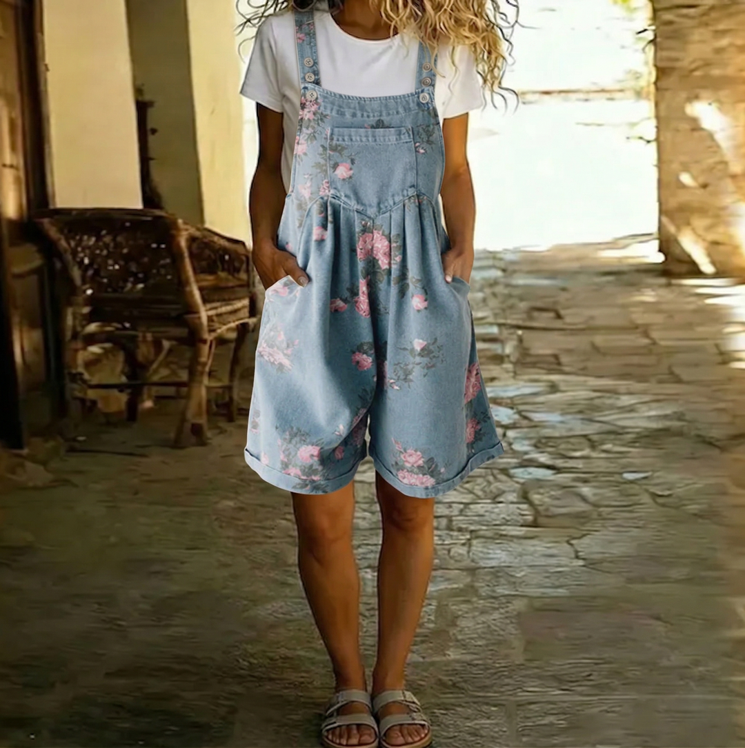 Denim-Look Jumpsuit