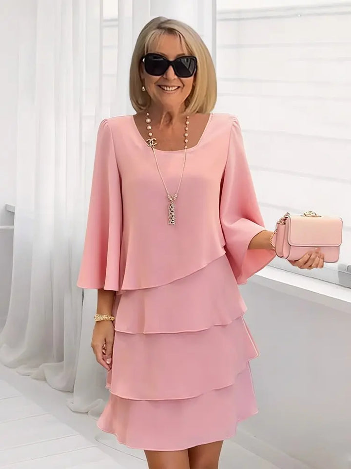 Ella – Flowing Elegant Ruffle Dress