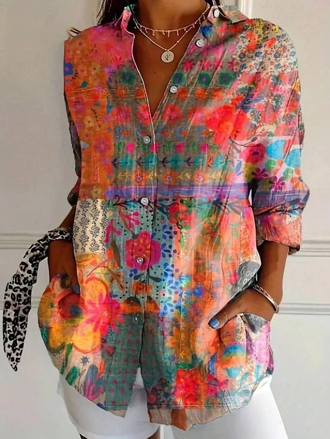 Kathryn™ | Fluid Printed Blouse
