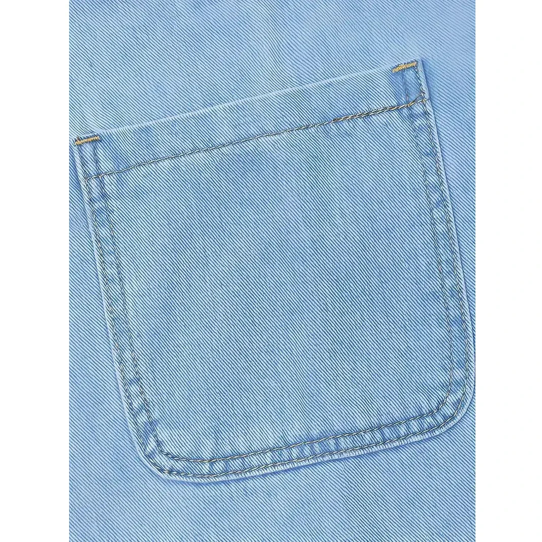 Denim-Look Dress