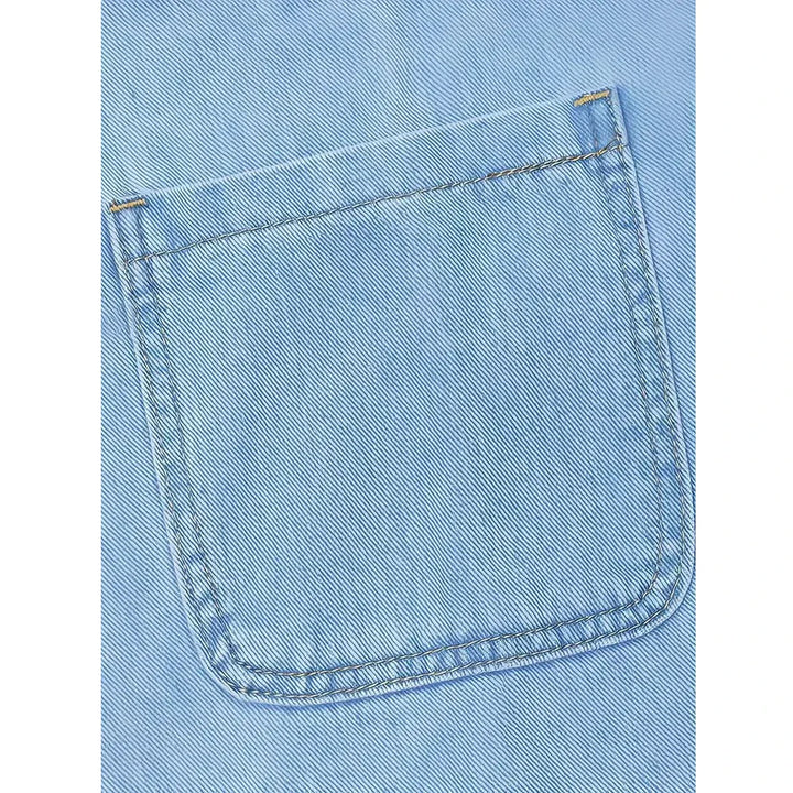 Denim-Look Dress