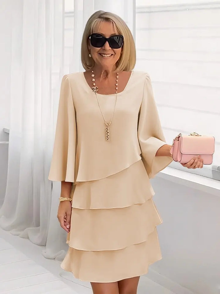 Ella – Flowing Elegant Ruffle Dress