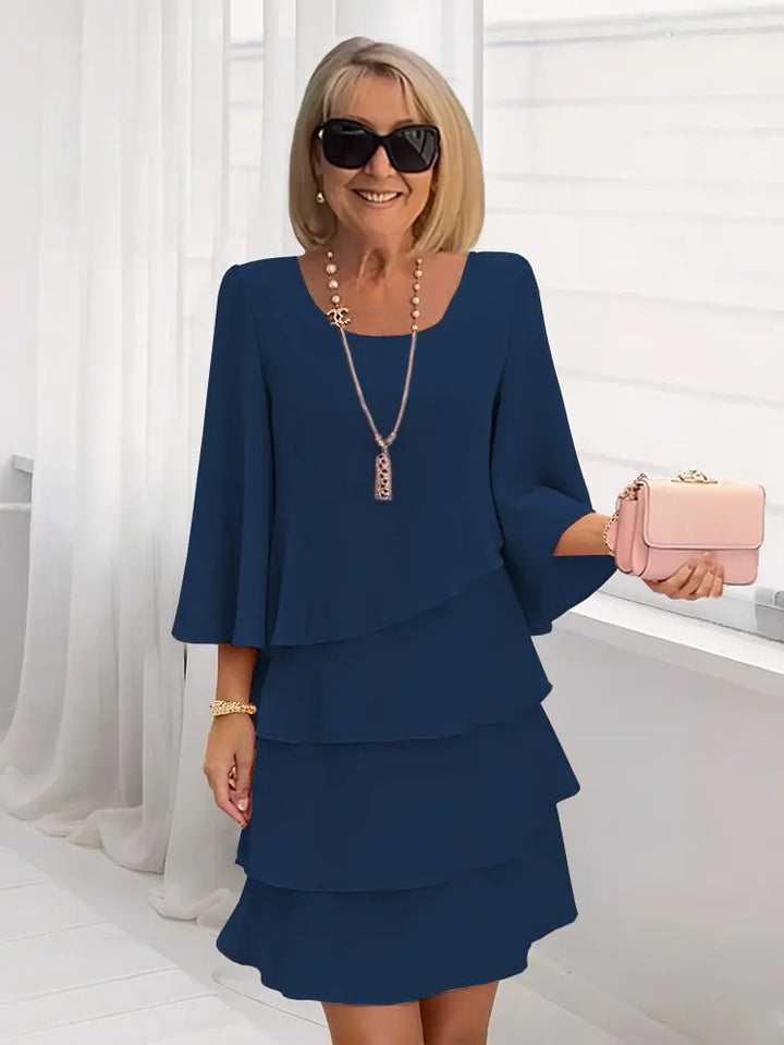 Ella – Flowing Elegant Ruffle Dress