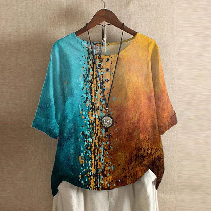Dakota™ | Retro Printed Blouse