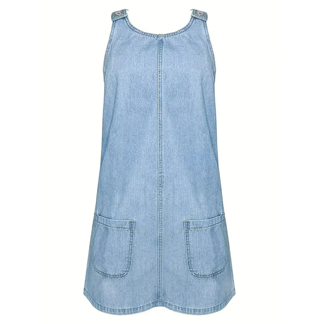 Denim-Look Dress