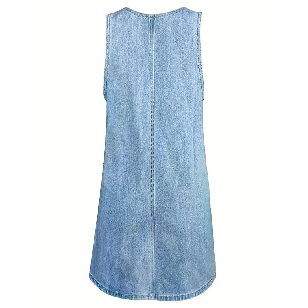 Denim-Look Dress