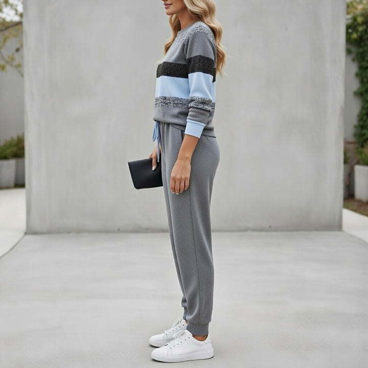 Sarah | Striped Tracksuit Set