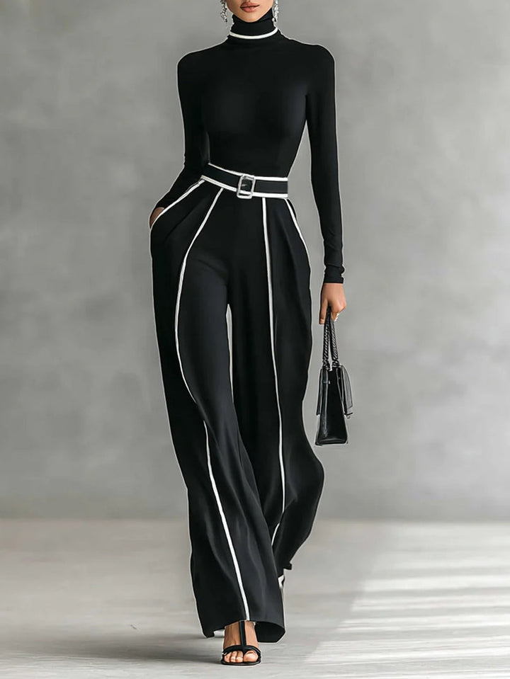 Nelena | Elegant two-piece set consisting of pants and top.