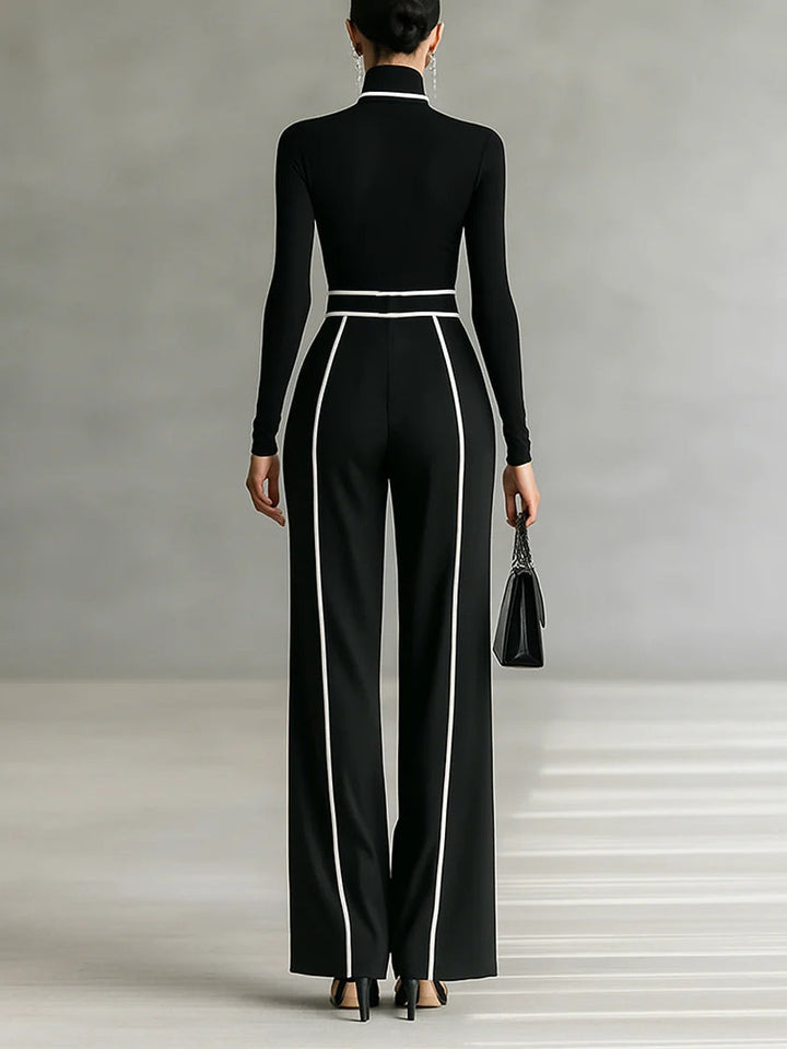 Nelena | Elegant two-piece set consisting of pants and top.