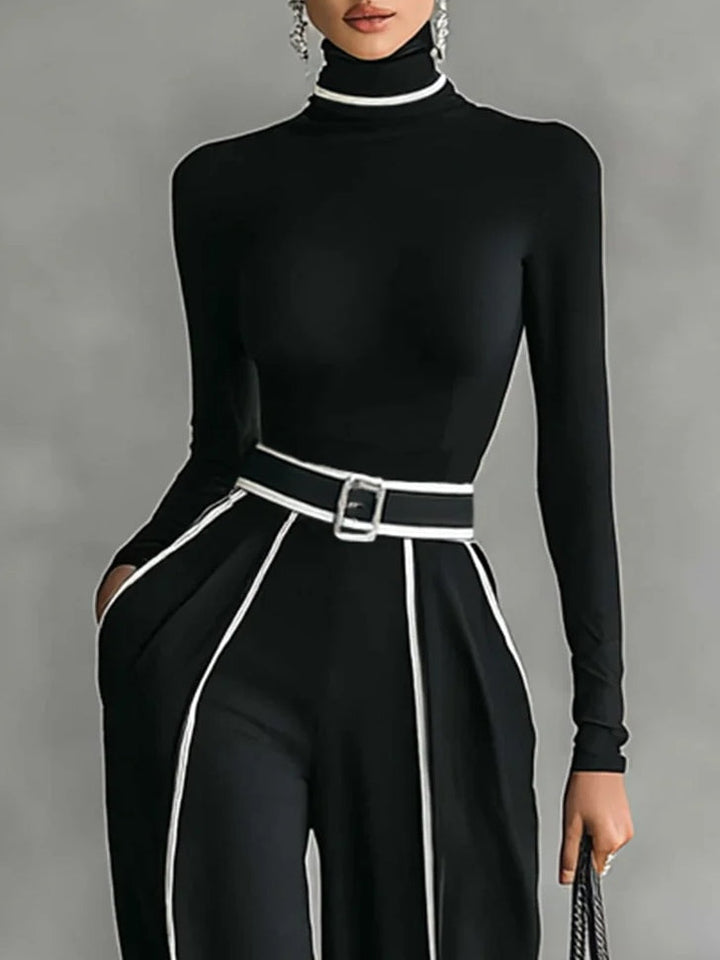Nelena | Elegant two-piece set consisting of pants and top.