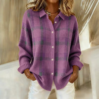 Janette | Checked Knit Sweater