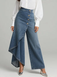 Eleanor | Casual Women's Relaxed High-Waisted Wide-Leg Jeans