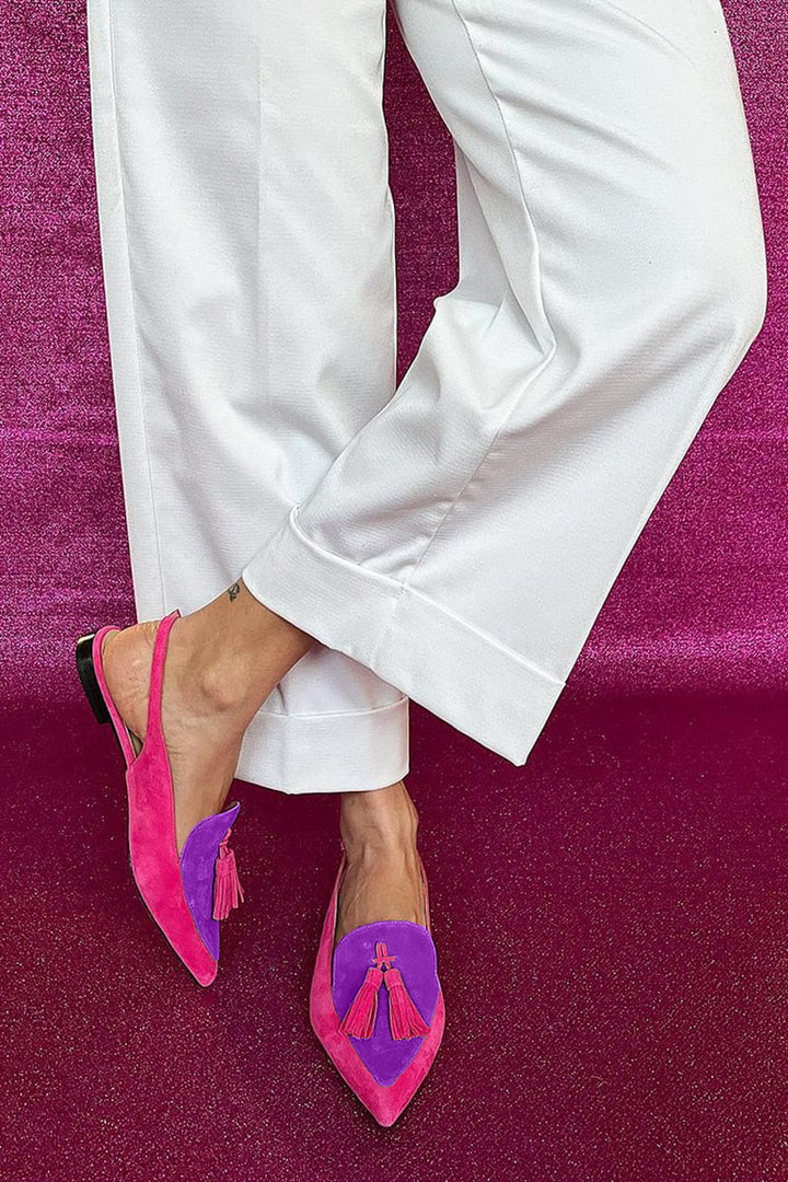 Frendessa | Fringe Ballerina with Ankle Strap