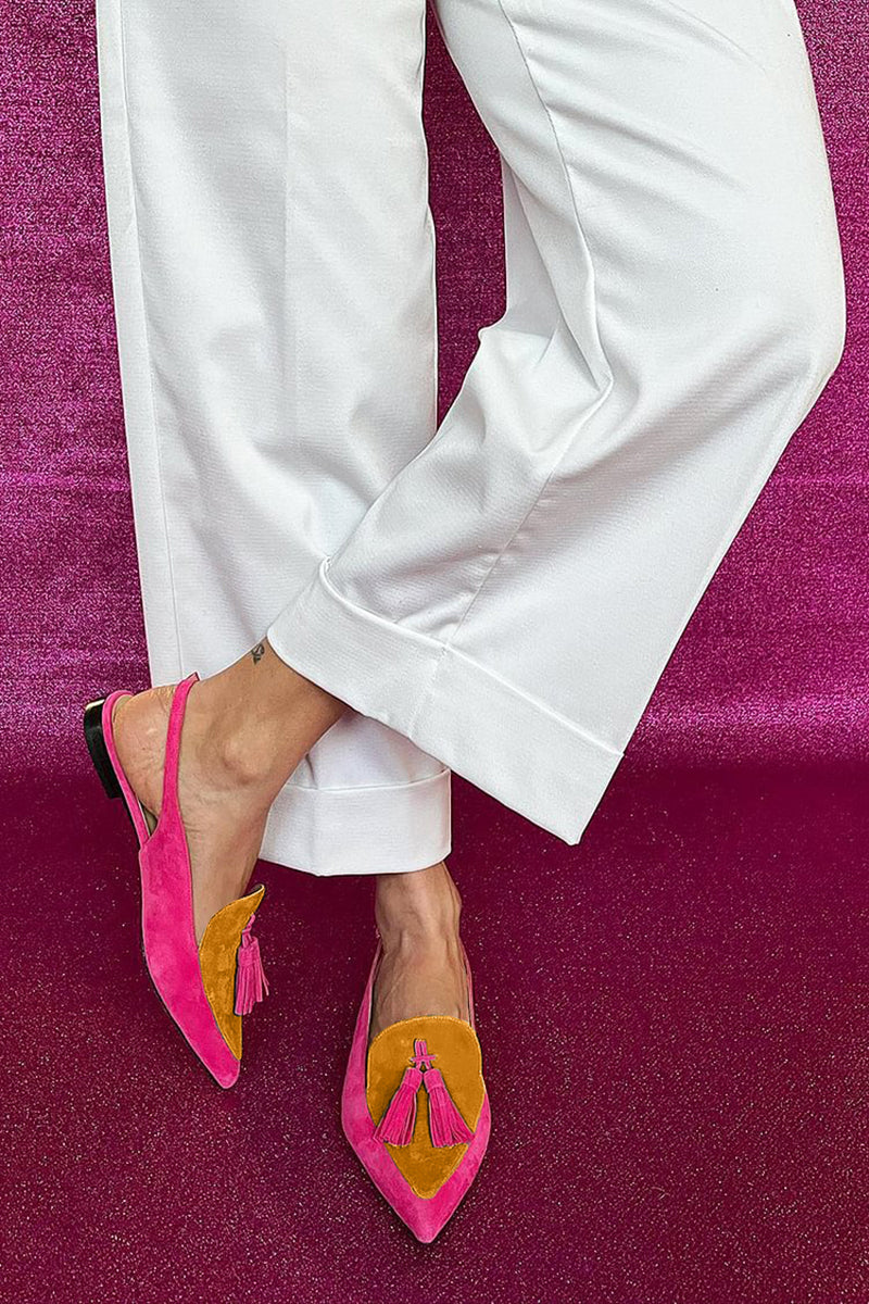Frendessa | Fringe Ballerina with Ankle Strap