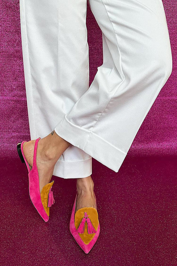 Frendessa | Fringe Ballerina with Ankle Strap
