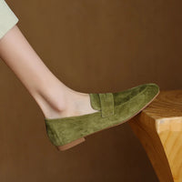 Aurora | Elegant Suede Leather Flats for Women