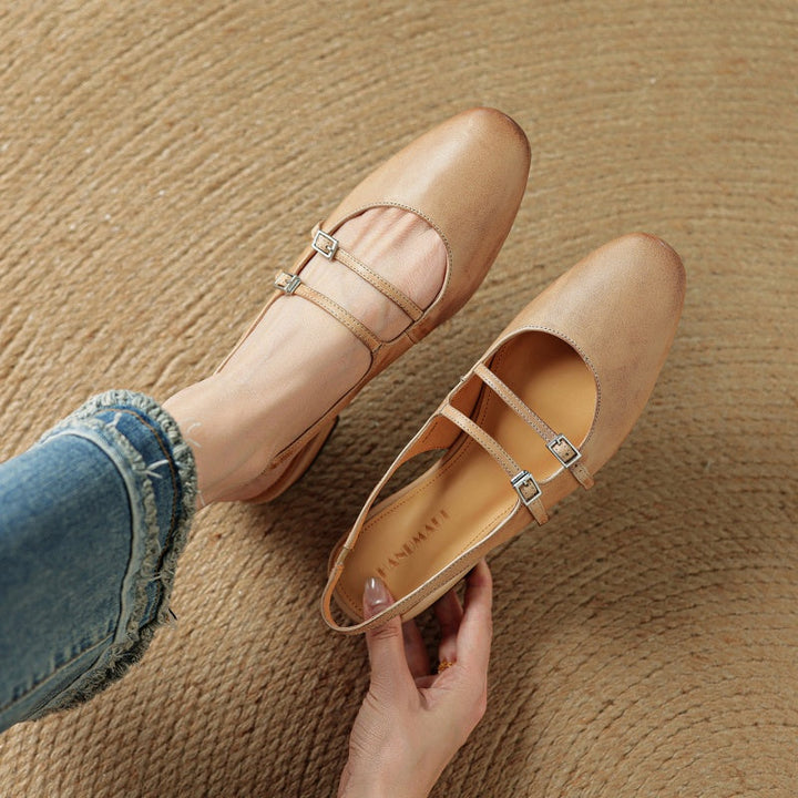 Elegant Women's Leather Flats for Everyday (10)