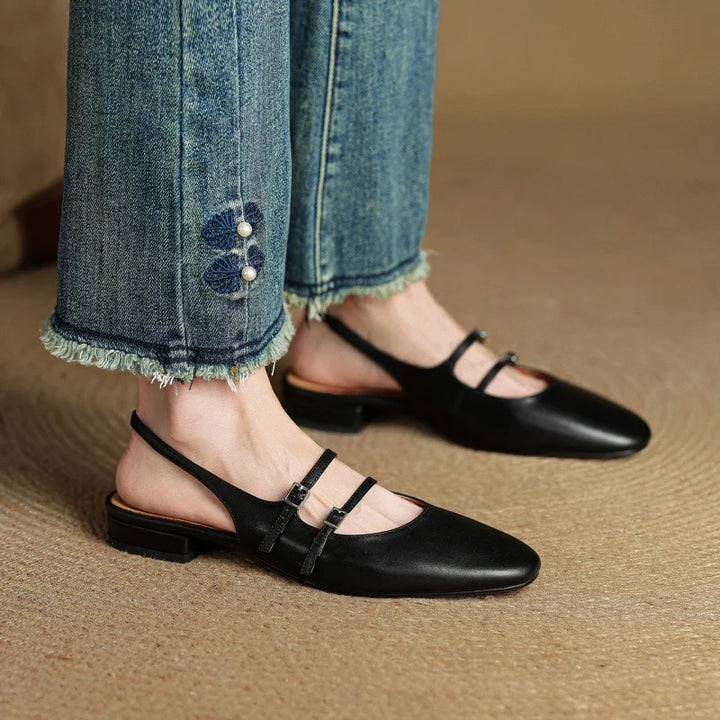 Elegant Women's Leather Flats for Everyday (13)