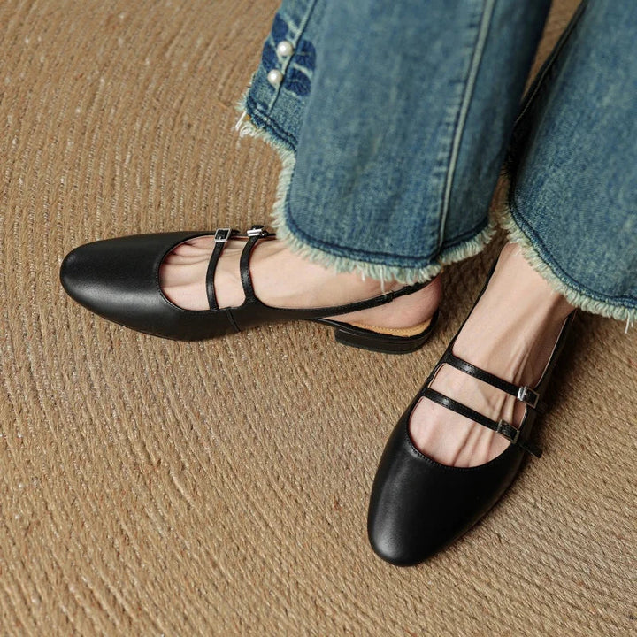 Elegant Women's Leather Flats for Everyday (14)
