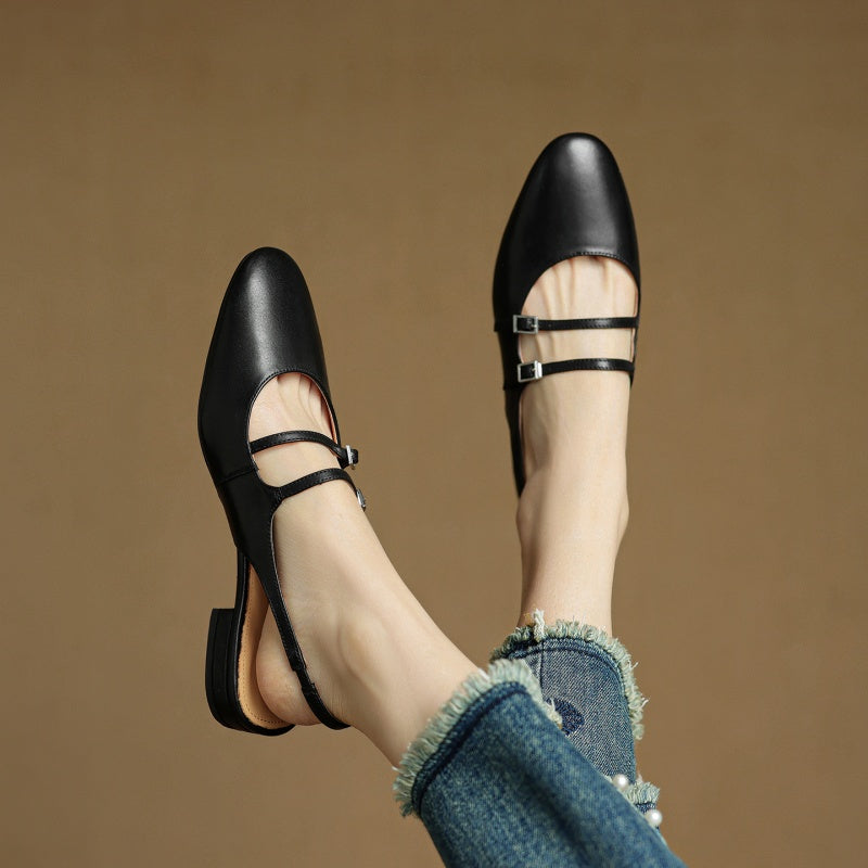 Elegant Women's Leather Flats for Everyday (15)