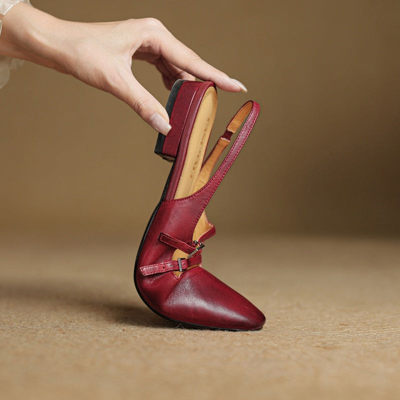 Elegant Women's Leather Flats for Everyday (4)