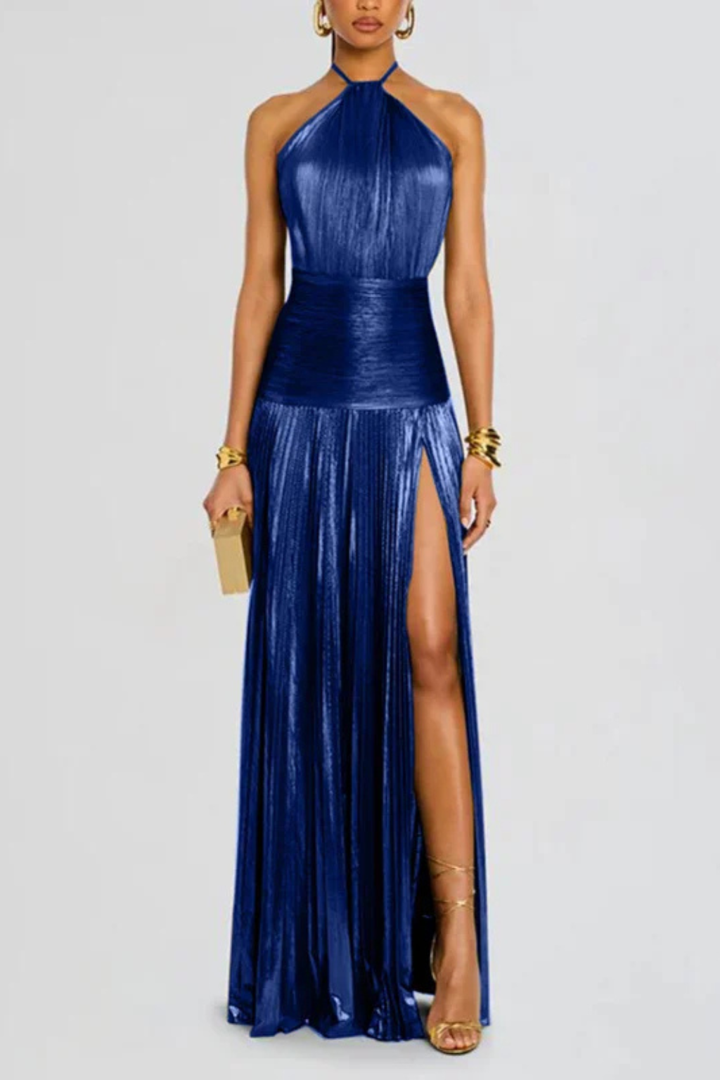 Fall Wedding Guest Dress in Satin Maxi (11)