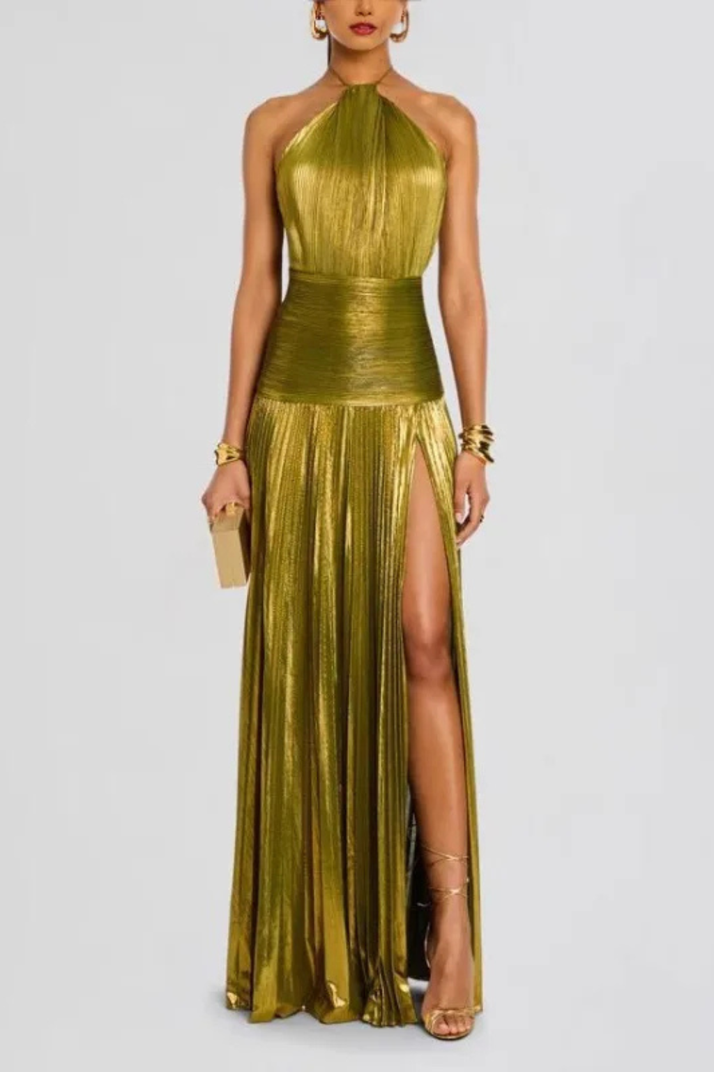 Fall Wedding Guest Dress in Satin Maxi (4)