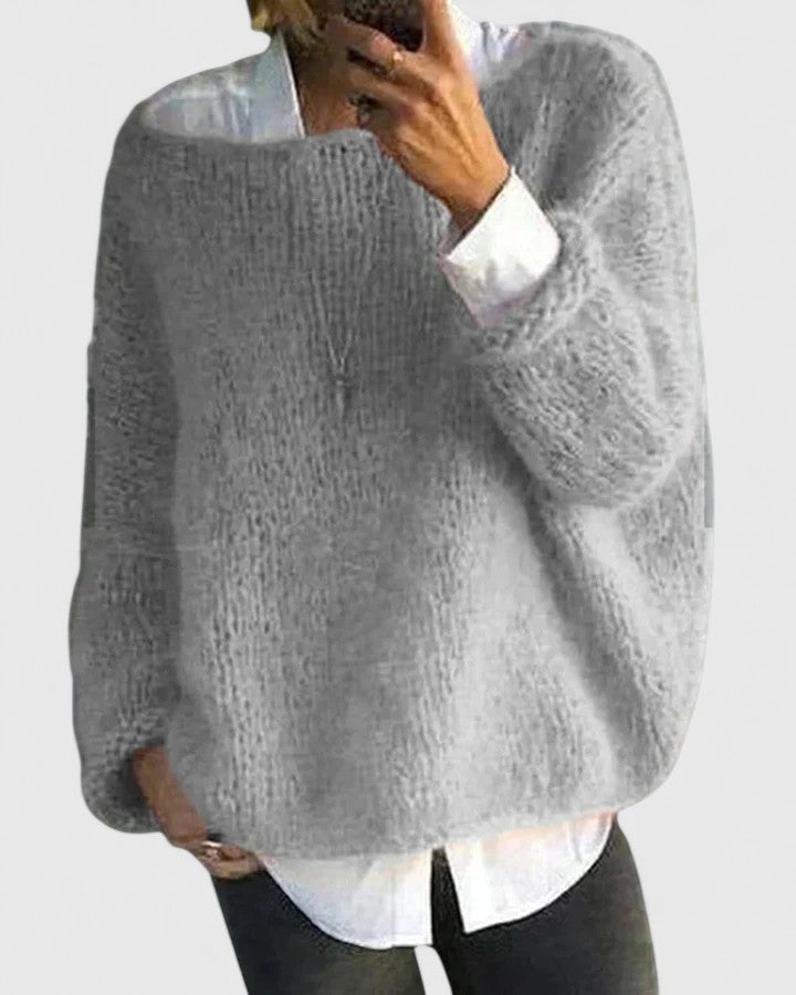 Long Cardigans for Women in Soft Knit in Grey