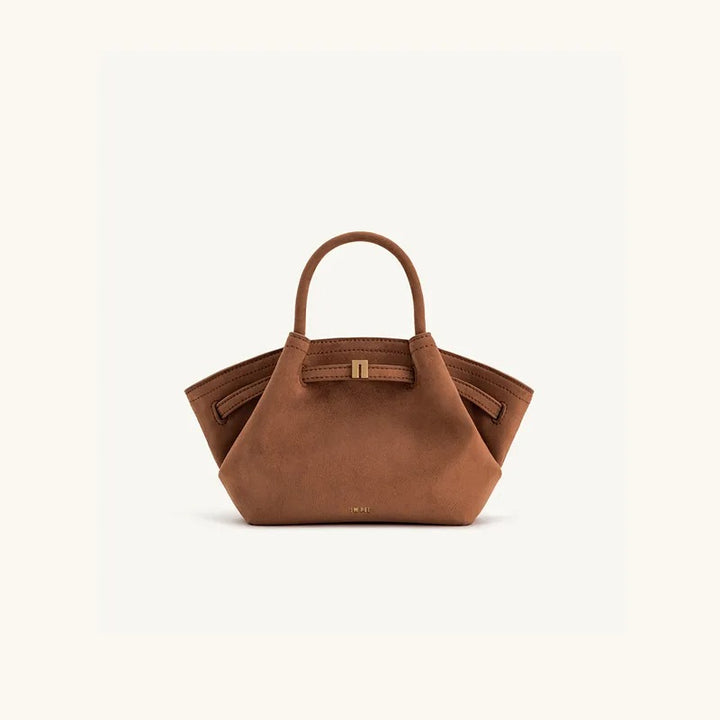 Structured Tote Bag - Brown