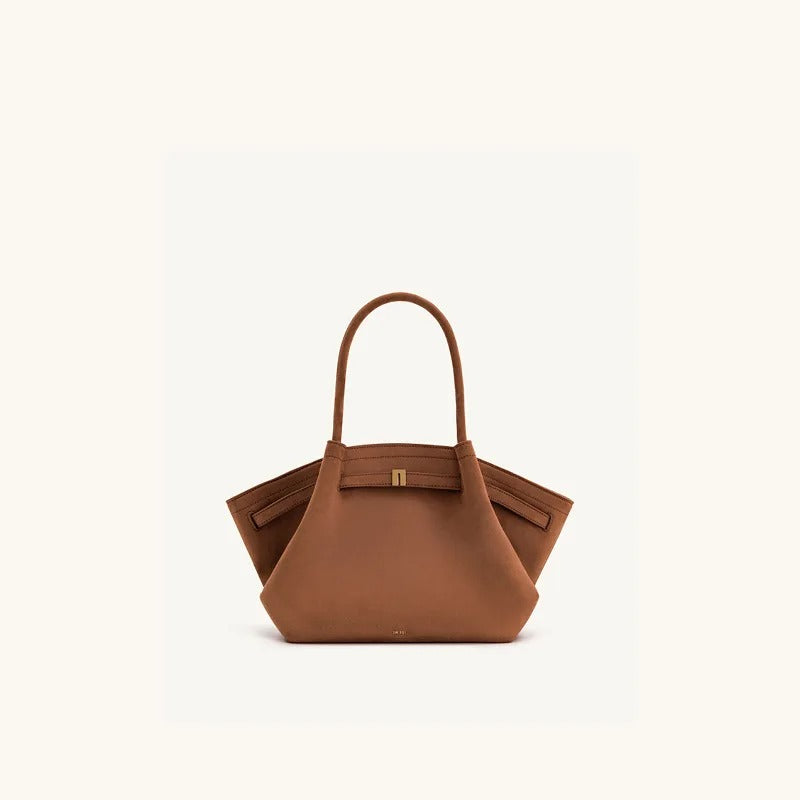 Structured Tote Bag - Brown
