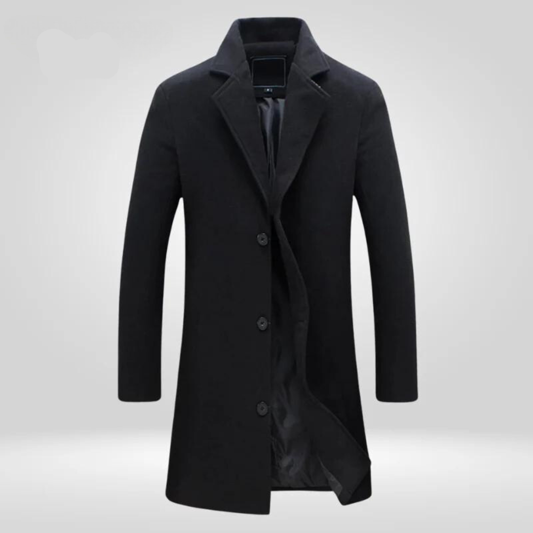 Men's Classic Coats for Fall in Black