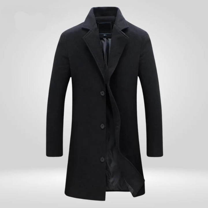 Men's Classic Coats for Fall in Black