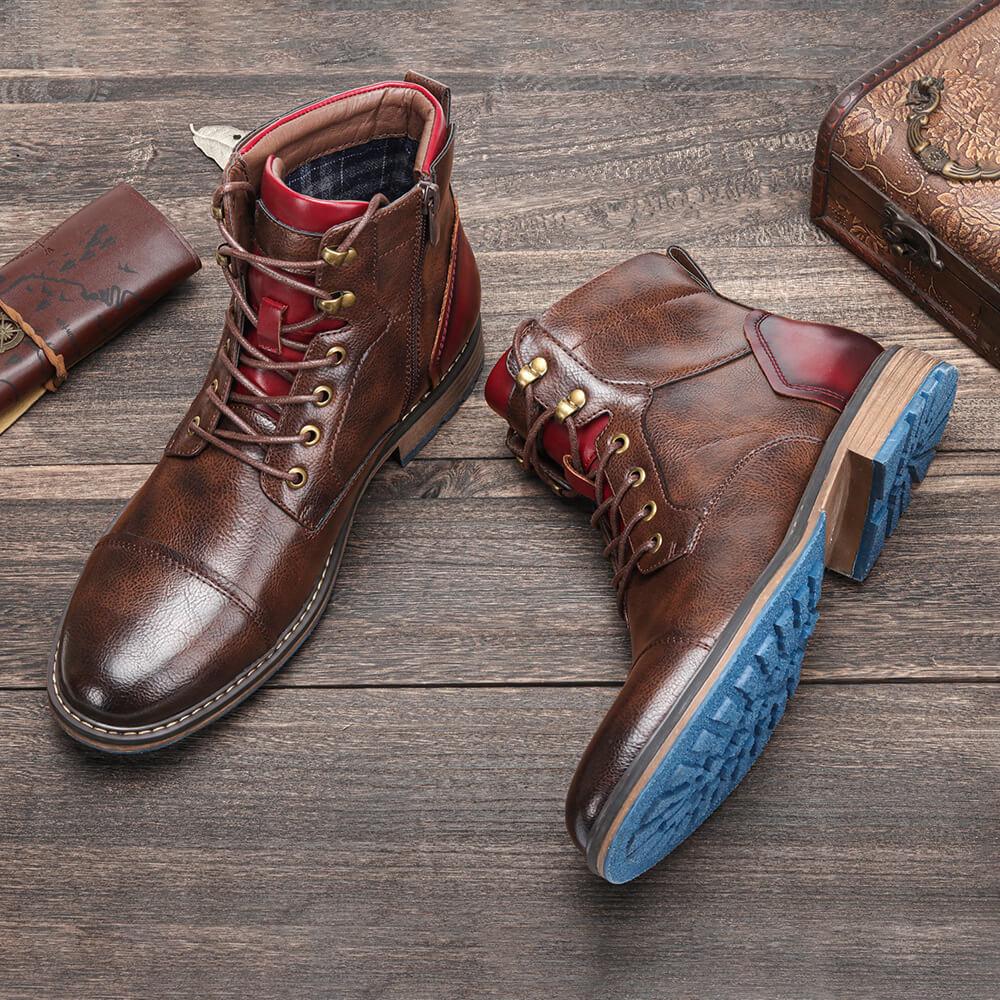 Men's Classic Leather Oxford Boots (2)