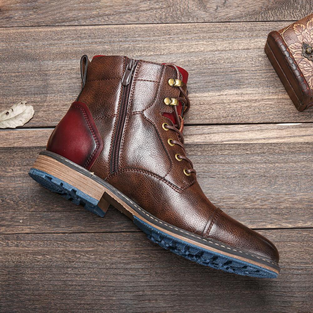 Men's Classic Leather Oxford Boots (3)