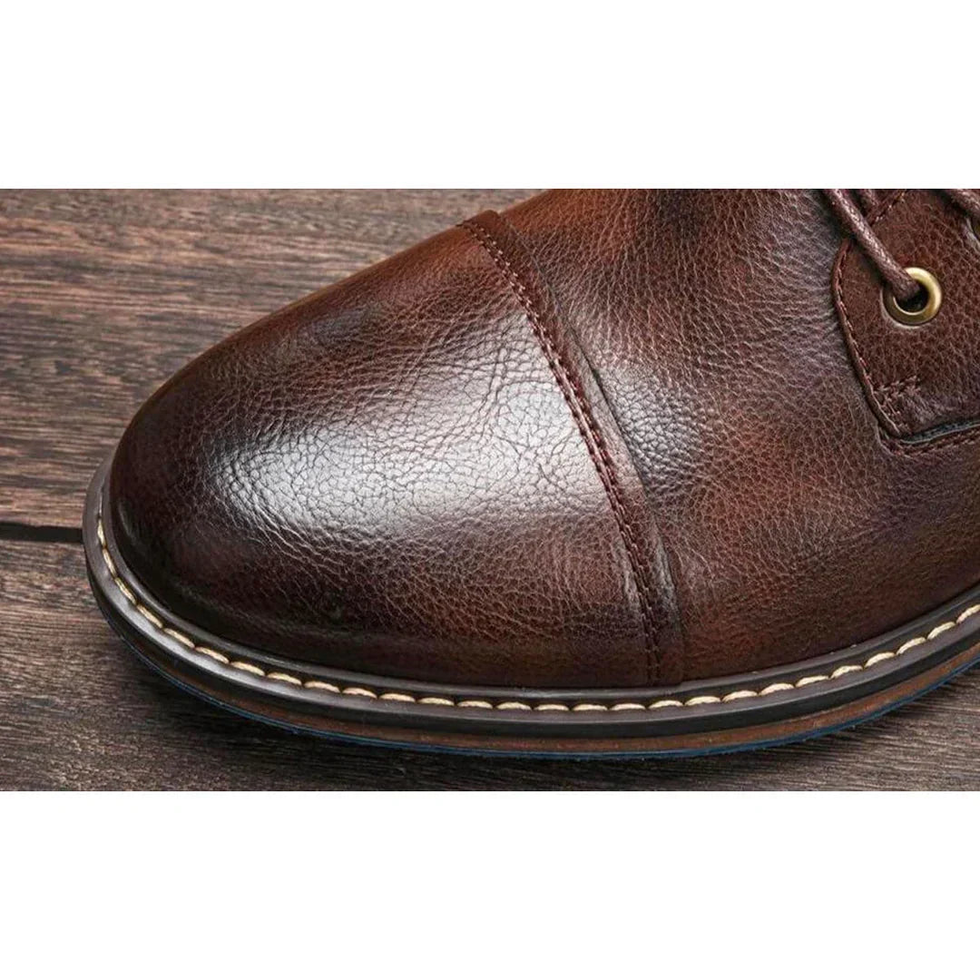 Men's Classic Leather Oxford Boots (4)