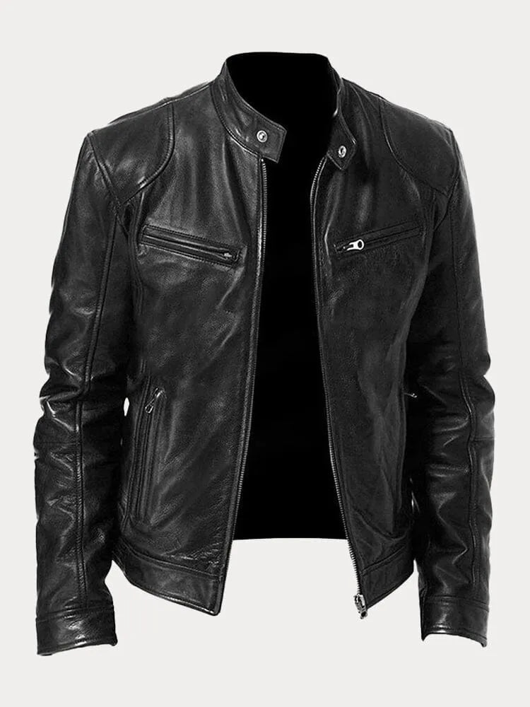 Men's Classic Lightweight Fall Jacket in Black